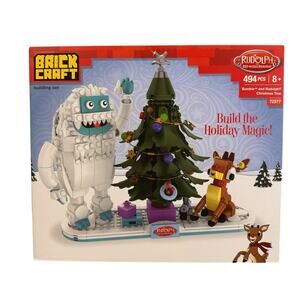 Brickcraft Rudolph the Red Nosed Reindeer Bumble and Rudolph Christmas Tree New